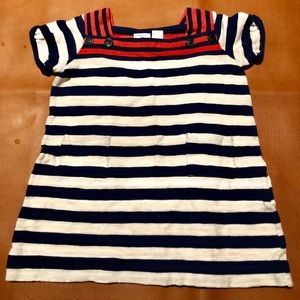 Petit Bateau Striped Dress 6 months